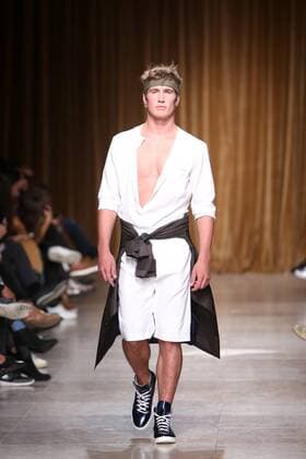 Oct. 11, 2015 - Lisbon, Portugal - The Polish fashion designer Piotr Drzal presents the Spring Summer 2016 creations during Lisbon Fashion Week - Moda Lisboa The Timers at the Patio da Gale on Terreiro do Paco Square in Lisbon on October 10, 2015. Lisbon Portugal  - ZUMAn230