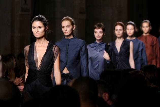 Oct. 11, 2015 - Lisbon, Portugal - The Portuguese fashion designer Pedro Pedro presents the Spring Summer 2016 creations during Lisbon Fashion Week - Moda Lisboa The Timers at the Patio da Gale on Terreiro do Paco Square in Lisbon on October 11, 2015. Lisbon Portugal  - ZUMAn230