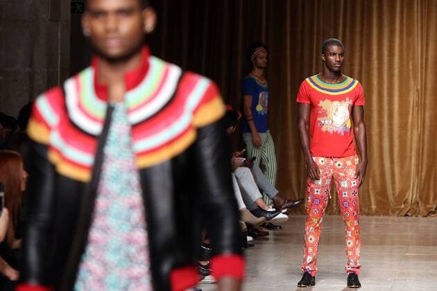 Oct. 11, 2015 - Lisbon, Portugal - The Portuguese fashion designer Nuno Gama presents the Spring Summer 2016 creations during Lisbon Fashion Week - Moda Lisboa The Timers at the Patio da Gale on Terreiro do Paco Square in Lisbon on October 10, 2015. Lisbon Portugal  - ZUMAn230