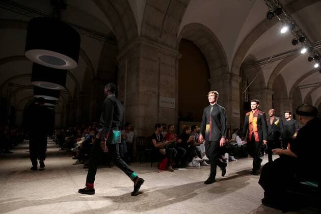 Oct. 11, 2015 - Lisbon, Portugal - The Angolan fashion designer Nadir Tati presents the Spring Summer 2016 creations during Lisbon Fashion Week - Moda Lisboa The Timers at the Patio da Gale on Terreiro do Paco Square in Lisbon on October 11, 2015. Lisbon Portugal  - ZUMAn230