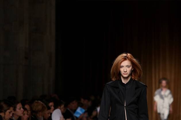 Oct. 11, 2015 - Lisbon, Portugal - The Bosnian fashion designer Lidija Kolovrat presents the Spring Summer 2016 creations during Lisbon Fashion Week - Moda Lisboa The Timers at the Patio da Gale on Terreiro do Paco Square in Lisbon on October 11, 2015. Lisbon Portugal  - ZUMAn230
