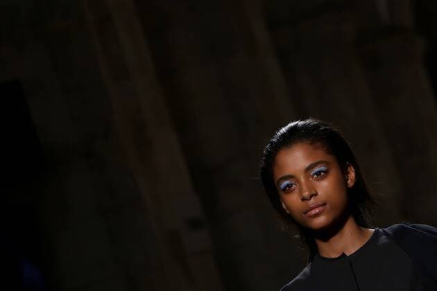 Oct. 11, 2015 - Lisbon, Portugal - The Bosnian fashion designer Lidija Kolovrat presents the Spring Summer 2016 creations during Lisbon Fashion Week - Moda Lisboa The Timers at the Patio da Gale on Terreiro do Paco Square in Lisbon on October 11, 2015. Lisbon Portugal  - ZUMAn230