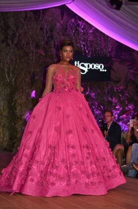 Oct. 10, 2015 - Naples, Italy - Ferdinand s collection 2015-2016 during his fashion show in Ti Sposo. Ferdinand is a Neapolitan fashion designer. Naples Italy - ZUMAp133