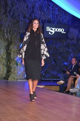 Oct. 10, 2015 - Naples, Italy - Ferdinand s collection 2015-2016 during his fashion show in Ti Sposo. Ferdinand is a Neapolitan fashion designer. Naples Italy - ZUMAp133