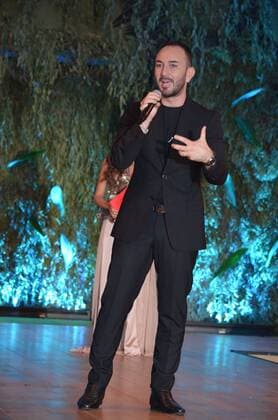 Oct. 10, 2015 - Naples, Italy - Ferdinand, a Neapolitan fashion designer presented his collection at Ti sposo fashion show. Naples Italy - ZUMAp133