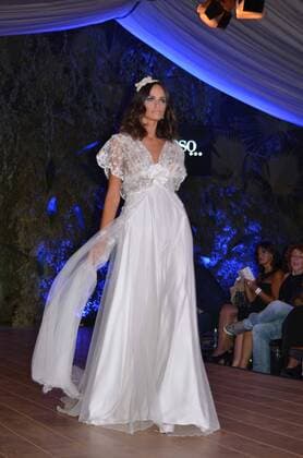 Oct. 10, 2015 - Naples, Italy - Ferdinand s collection 2015-2016 during his fashion show in Ti Sposo. Ferdinand is a Neapolitan fashion designer. Naples Italy - ZUMAp133