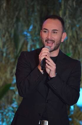 Oct. 10, 2015 - Naples, Italy - Ferdinand, a Neapolitan fashion designer presented his collection at Ti sposo fashion show. Naples Italy - ZUMAp133