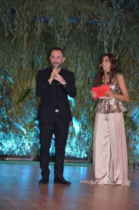 Oct. 10, 2015 - Naples, Italy - Ferdinand (L) is a Neapolitan fashion designer presented his collection at Ti sposo fashion show. Naples Italy - ZUMAp133