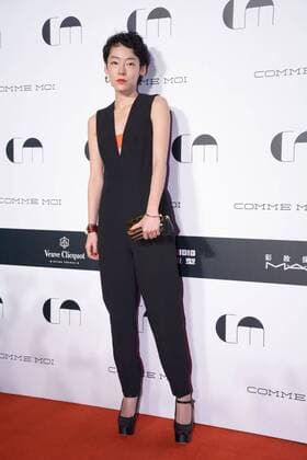 SHANGHAI, CHINA - OCTOBER 12: (CHINA OUT) Japanese model Sayo Akasaka attends the Comme Moi Fashion Show on October 12, 2015 in Shanghai, China.  CFP474265433