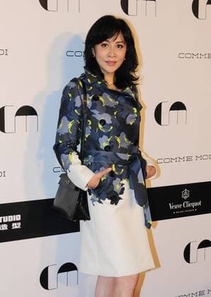 SHANGHAI, CHINA - OCTOBER 12: (CHINA OUT) Actress Carina Lau attends the Comme Moi Fashion Show on October 12, 2015 in Shanghai, China.  CFP474265445
