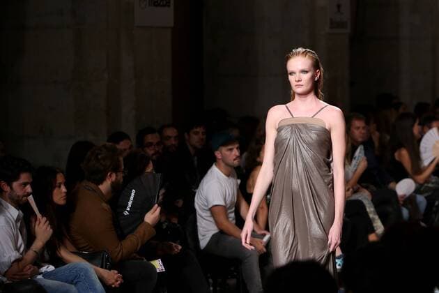 Oct. 11, 2015 - Lisbon, Portugal - The Serbian fashion designer Aleksandar Protic presents the Spring Summer 2016 creations during Lisbon Fashion Week - Moda Lisboa The Timers at the Patio da Gale on Terreiro do Paco Square in Lisbon on October 11, 2015. Lisbon Portugal  - ZUMAn230