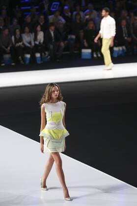 MOSCOW, RUSSIA. OCTOBER 13, 2015. Models wear creations by Valentin Yudashkin during a catwalk show at the 34th Moscow Fashion Week, in Gostiny Dvor. Sergei Bobylev TASS  TS00FC02