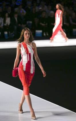MOSCOW, RUSSIA. OCTOBER 13, 2015. Models wear creations by Valentin Yudashkin during a catwalk show at the 34th Moscow Fashion Week, in Gostiny Dvor. Sergei Bobylev TASS  TS00FC08