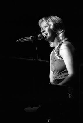 Schwedische Popgruppe ABBA, Bildmitte Agnetha Fältskog, Konzert 1979 in Böblinger Sporthalle. Schwedische Popgruppe ABBA, Bildmitte Agnetha Fältskog, Konzert 1979 in Böblinger Sporthalle.