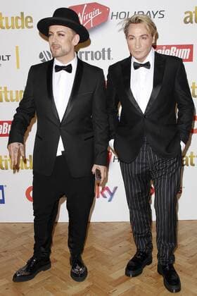 Boy George und Marilyn bei der Ankunft zu den Attitude Magazine Awards am 14.10.2015 in London Attitude Magazine Awards 2015 in London 
