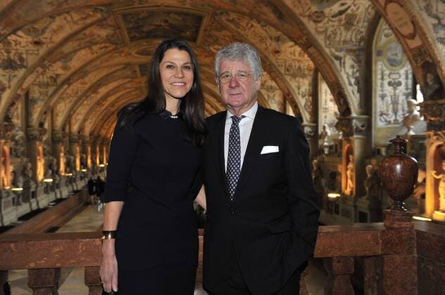 Dr. Marion Kiechle mit Ehemann Marcel Reif Bayerische Verdienstorden Verleihung Antiquarium der Residenz München München 14. Oktober 2015