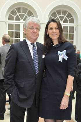 Dr. Marion Kiechle mit Ehemann Marcel Reif Bayerische Verdienstorden Verleihung Antiquarium der Residenz München München 14. Oktober 2015