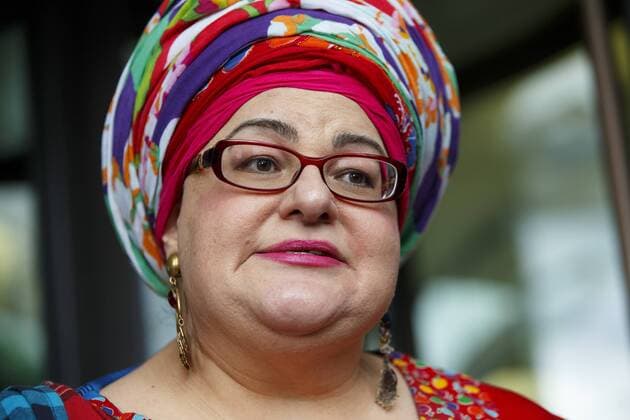Oct. 15, 2015 - London, London, UK - London, UK. Camila Batmanghelidjh leaving Portcullis House after giving evidence on Kids Company to the Commons Public Administration Committee in London on Thursday, 15 October 2015. London UK  - ZUMAl94_