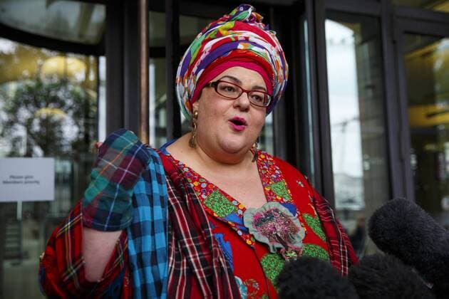 Oct. 15, 2015 - London, London, UK - London, UK. Camila Batmanghelidjh leaving Portcullis House after giving evidence on Kids Company to the Commons Public Administration Committee in London on Thursday, 15 October 2015. London UK  - ZUMAl94_