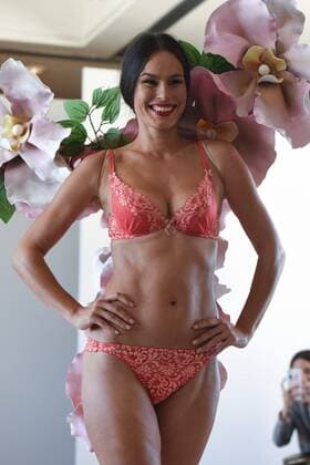 Mireia Canalda en el desfile de lenceria del 40 aniversario de Selmark en Madrid. 588 cordon press Mireia Canalda at the lingerie fashion show of the 40th anniversary of Selmark in Madrid. Cordon Press 