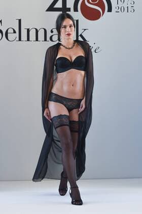 Mireia Canalda en el desfile de lenceria del 40 aniversario de Selmark en Madrid. 588 cordon press Mireia Canalda at the lingerie fashion show of the 40th anniversary of Selmark in Madrid. Cordon Press 