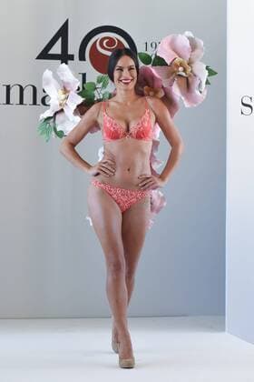 Mireia Canalda en el desfile de lenceria del 40 aniversario de Selmark en Madrid. 588 cordon press Mireia Canalda at the lingerie fashion show of the 40th anniversary of Selmark in Madrid. Cordon Press 