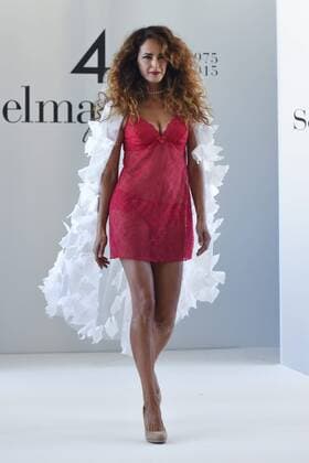 Monica Estarreado en el desfile de lenceria del 40 aniversario de Selmark en Madrid. 588 cordon press Monica Estarreado at the lingerie fashion show of the 40th anniversary of Selmark in Madrid. Cordon Press 