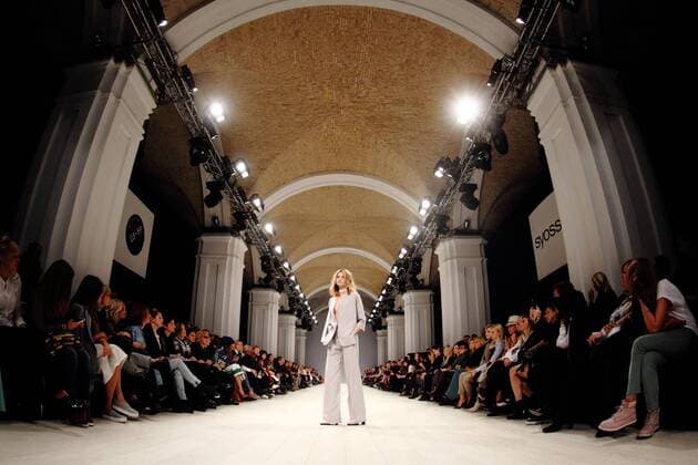 The presentation of fashion designer Elena Burenina s collection for the spring-summer 2016 season at the 37th Ukrainian Fashion Week in Kyiv.  Copyright: Nosach Vitaliy 427190