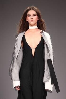 The presentation of fashion designer Elena Burenina s collection for the spring-summer 2016 season at the 37th Ukrainian Fashion Week in Kyiv.  Copyright: Nosach Vitaliy 427196