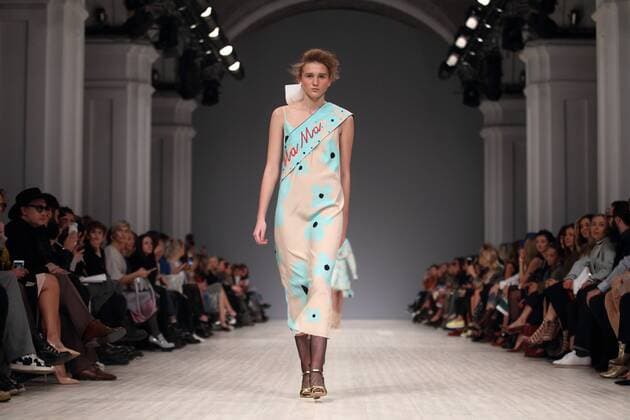 The presentation of fashion designer Lilia Poustovit s collection for the spring-summer 2016 season during the 37th Ukrainian Fashion Week in Kyiv on October 14, 2015.  Copyright: Nosach Vitaliy 427118