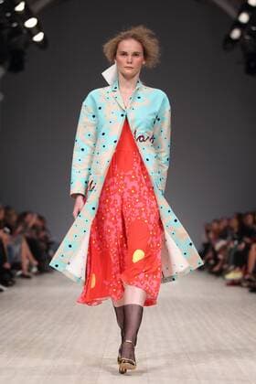The presentation of fashion designer Lilia Poustovit s collection for the spring-summer 2016 season during the 37th Ukrainian Fashion Week in Kyiv on October 14, 2015.  Copyright: Nosach Vitaliy 427123
