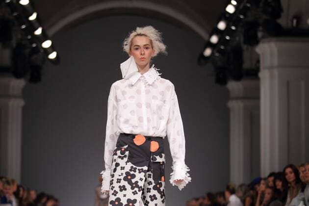 The presentation of fashion designer Lilia Poustovit s collection for the spring-summer 2016 season during the 37th Ukrainian Fashion Week in Kyiv on October 14, 2015.  Copyright: Nosach Vitaliy 427130