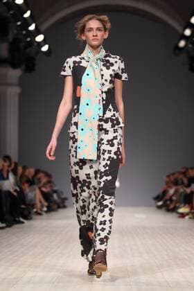 The presentation of fashion designer Lilia Poustovit s collection for the spring-summer 2016 season during the 37th Ukrainian Fashion Week in Kyiv on October 14, 2015.  Copyright: Nosach Vitaliy 427131