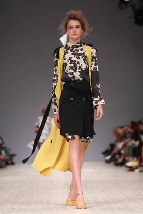 The presentation of fashion designer Lilia Poustovit s collection for the spring-summer 2016 season during the 37th Ukrainian Fashion Week in Kyiv on October 14, 2015.  Copyright: Nosach Vitaliy 427133