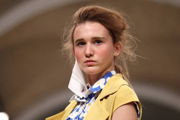 The presentation of fashion designer Lilia Poustovit s collection for the spring-summer 2016 season during the 37th Ukrainian Fashion Week in Kyiv on October 14, 2015.  Copyright: Nosach Vitaliy 427134