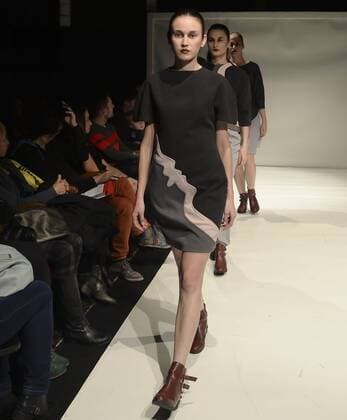 Oct. 15, 2015 - Krakow, Poland - Models display Marta Mosler-Kalisz s collection during the Interdisciplinary Fashion Show at the 40th OFF CTR Festival, Theatre Barakah, Krakow, Poland. 16 October 2015. Photo by: Krakow Poland  - ZUMAn230