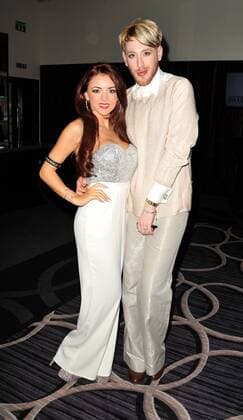 Stylist Lewis-Duncan Weedon and singer Lydia Lucy attending the Tresor Paris Fashion Show at The Montcalm Hotel, in London. OCTOBER 15th 2015  TSTx153195
