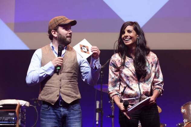 Christian Ulmen und Collien Ulmen-Fernandes beim Musikexpress Style Award 2015 im Kosmos. Berlin, 15.10.2015 Foto:xS.xGabschx xFuturexImage