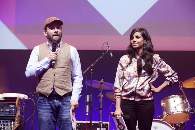 Christian Ulmen und Collien Ulmen-Fernandes beim Musikexpress Style Award 2015 im Kosmos. Berlin, 15.10.2015 Foto:xS.xGabschx xFuturexImage