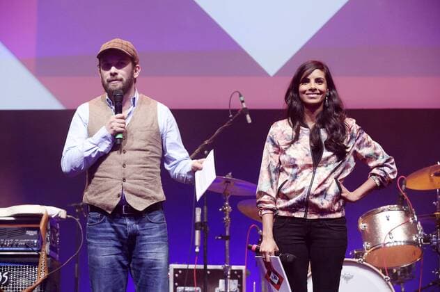 Christian Ulmen und Collien Ulmen-Fernandes beim Musikexpress Style Award 2015 im Kosmos. Berlin, 15.10.2015 Foto:xS.xGabschx xFuturexImage