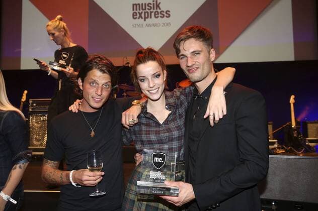 B.O.X.E.R. beim Musikexpress Style Award 2015 im Kosmos. Berlin, 15.10.2015 Foto:xS.xGabschx xFuturexImage