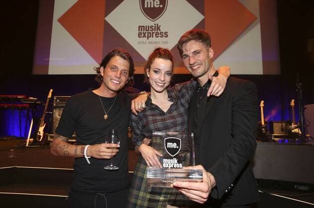 B.O.X.E.R. beim Musikexpress Style Award 2015 im Kosmos. Berlin, 15.10.2015 Foto:xS.xGabschx xFuturexImage