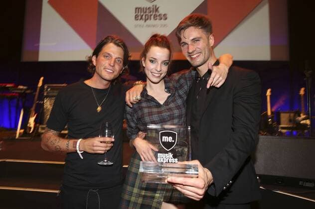 B.O.X.E.R. beim Musikexpress Style Award 2015 im Kosmos. Berlin, 15.10.2015 Foto:xS.xGabschx xFuturexImage
