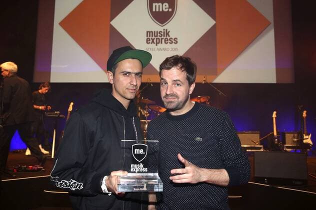 Boys Noize beim Musikexpress Style Award 2015 im Kosmos. Berlin, 15.10.2015 Foto:xS.xGabschx xFuturexImage