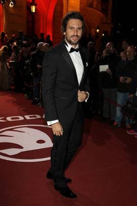 16.10.2015, Frankfurt, Alte Oper, roter Teppich, red Carpet Verleihung des Hessischen Film- und Kinopreises 2015 Schauspieler und Sänger Tom Beck auf dem roten Teppich