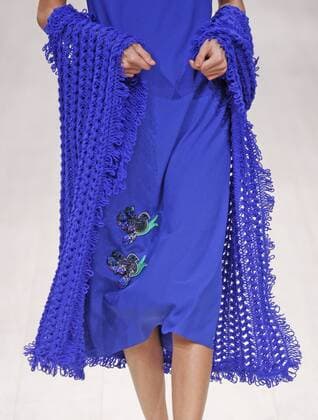Oct. 16, 2015 - Kiev, Ukraine - A model presents a creation by Ukrainian designer ELENA BURBA during the Ukrainian Fashion Week in Kiev, Ukraine, 16 October 2015. The event presents Spring Summer 2016 collections by Ukrainian and international designers from 14 to 20 October. Kiev Ukraine - ZUMAg194