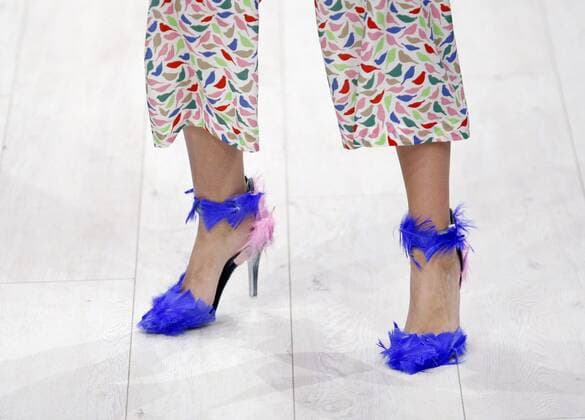 Oct. 16, 2015 - Kiev, Ukraine - A model presents a creation by Ukrainian designer ELENA BURBA during the Ukrainian Fashion Week in Kiev, Ukraine, 16 October 2015. The event presents Spring Summer 2016 collections by Ukrainian and international designers from 14 to 20 October. Kiev Ukraine - ZUMAg194