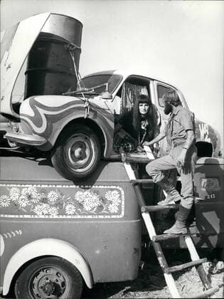 1968 - Hippies in Rome. - ZUMAk09_