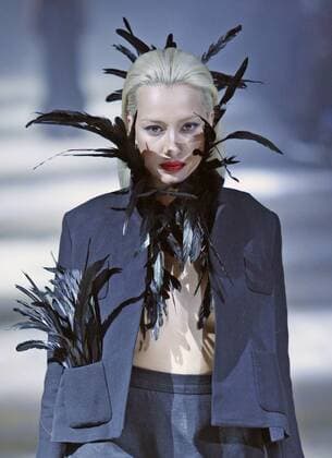 Oct. 16, 2015 - Kiev, Ukraine - A model presents a creation by Georgian designer Datuna Sulikashvili during the Ukrainian Fashion Week in Kiev, Ukraine, 16 October 2015. The event presents Spring Summer 2016 collections by Ukrainian and international designers from 14 to 20 October. Kiev Ukraine  - ZUMAn230
