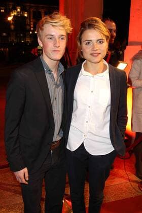 Louis Hofmann und Mala Emde bei der Verleihung Hessischer Film- und Kinopreis 2015 am 16.10.2015 in Frankfurt Hessischer Filmpreis 2015 in Frankfurt 